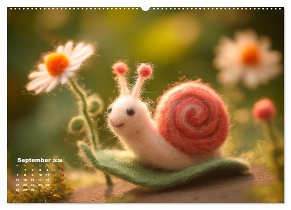 Produktbild: Tierisch flauschige Abenteuerreise (hochwertiger Premium Wandkalender 2026 DIN A2 quer), Kunstdruck in Hochglanz