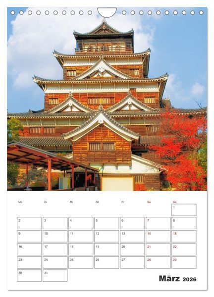 Produktbild: Eine Rundreise - Japan (Wandkalender 2026 DIN A4 hoch), CALVENDO Monatskalender