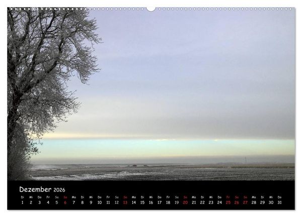 Produktbild: Ostfriesland - Land und Wetter (Wandkalender 2026 DIN A2 quer), CALVENDO Monatskalender