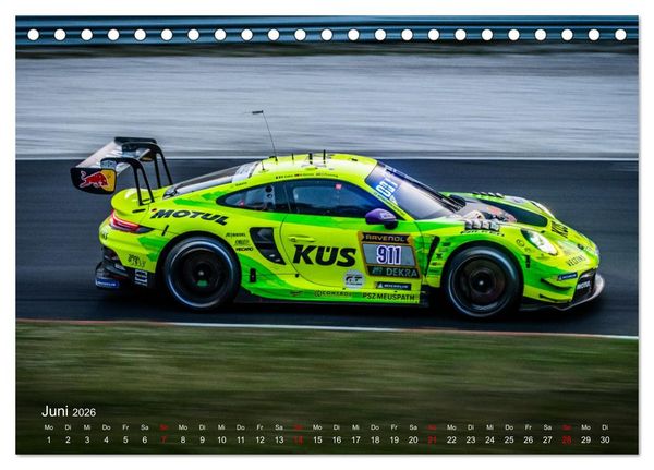 Produktbild: Motorsportkunst aus Weissach (Tischkalender 2026 DIN A5 quer), CALVENDO Monatskalender