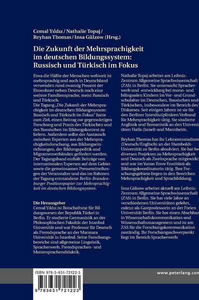 Produktbild: Die Zukunft der Mehrsprachigkeit im deutschen Bildungssystem: Russisch und T&uuml;rkisch im Fokus