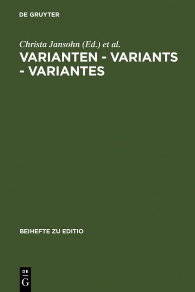Produktbild: Varianten - Variants - Variantes