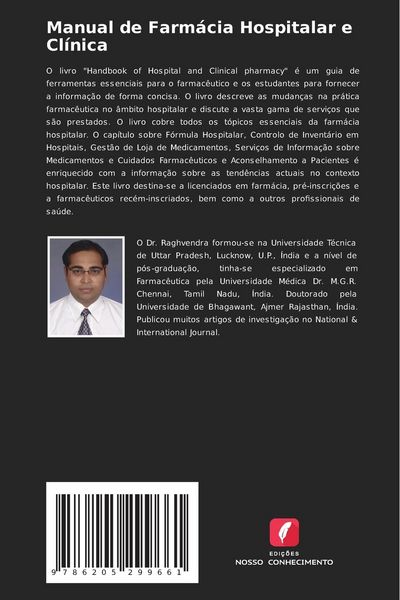 Produktbild: Manual de Farm&aacute;cia Hospitalar e Cl&iacute;nica