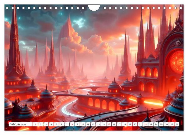 Produktbild: Welten aus Licht (Wandkalender 2026 DIN A4 quer), CALVENDO Monatskalender