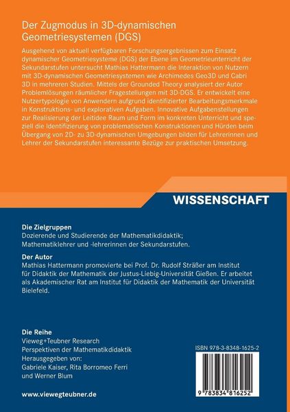 Produktbild: Der Zugmodus in 3D-dynamischen Geometriesystemen (DGS)