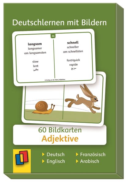 Produktbild: Adjektive - Deutsch, Englisch, Franz&ouml;sisch und Arabisch