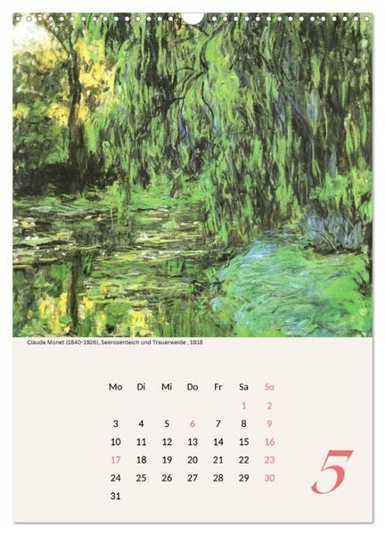 Produktbild: Claude Monet Impressionen 2027 (Wandkalender 2027 DIN A3 hoch), CALVENDO Monatskalender
