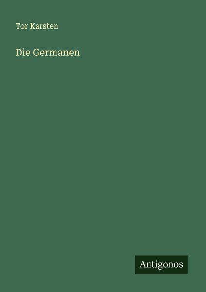 Produktbild: Die Germanen