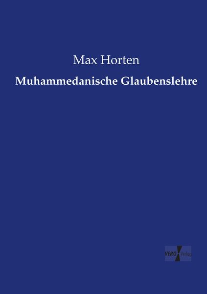 Produktbild: Muhammedanische Glaubenslehre