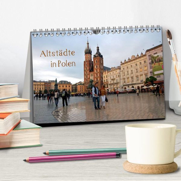 Produktbild: Altst&auml;dte in Polen (Tischkalender 2026 DIN A5 quer), CALVENDO Monatskalender