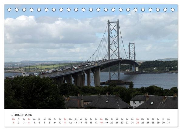 Produktbild: Schottlands Hauptstadt Edinburgh (Tischkalender 2026 DIN A5 quer), CALVENDO Monatskalender