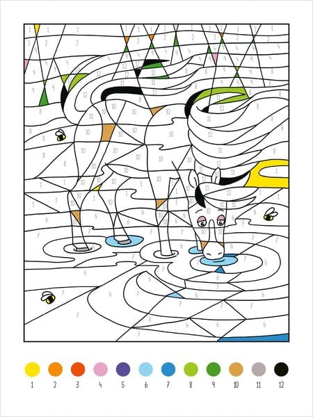 Produktbild: Mein dickes Malen-nach-Zahlen-Buch &ndash; Pferde und Ponys