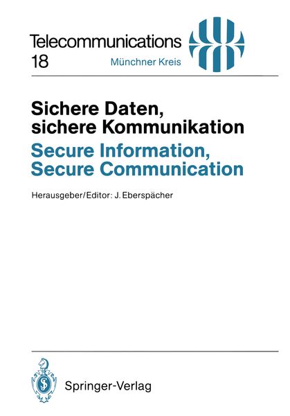 Produktbild: Sichere Daten, sichere Kommunikation / Secure Information, Secure Communication
