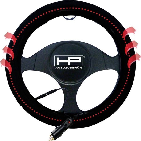 HP Autozubehör Lenkradbezug (Ø) 38cm Schwarz