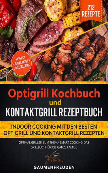 Produktbild: Optigrill Kochbuch vs. Kontaktgrill Rezeptbuch