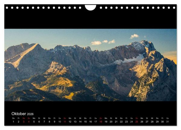 Produktbild: Alpenrand zwischen Isar und Lech (Wandkalender 2026 DIN A4 quer), CALVENDO Monatskalender