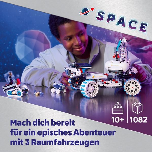 Produktbild: LEGO Technic Lunar Outpost Mondrover-Raumfahrzeug 42211, Spielzeug