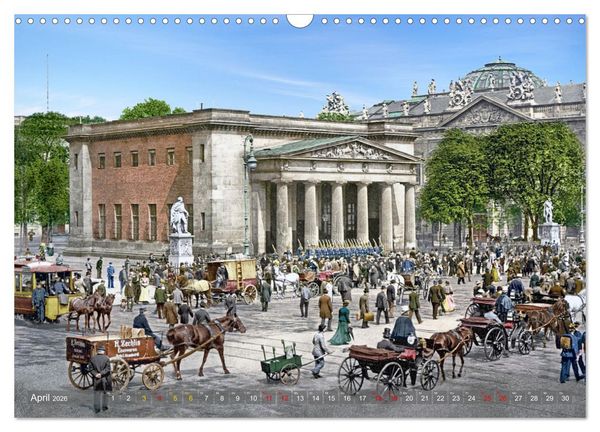 Produktbild: Berlin zur Kaiserzeit &ndash; Fotos neu restauriert und detailkoloriert (Wandkalender 2026 DIN A3 quer), CALVENDO Monatskalender