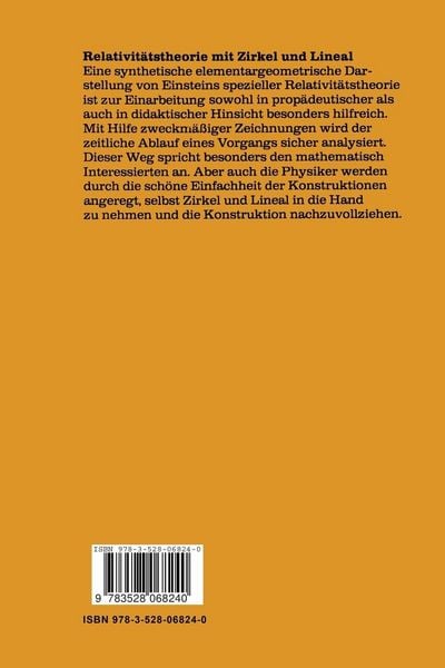 Produktbild: Relativit&auml;tstheorie mit Zirkel und Lineal