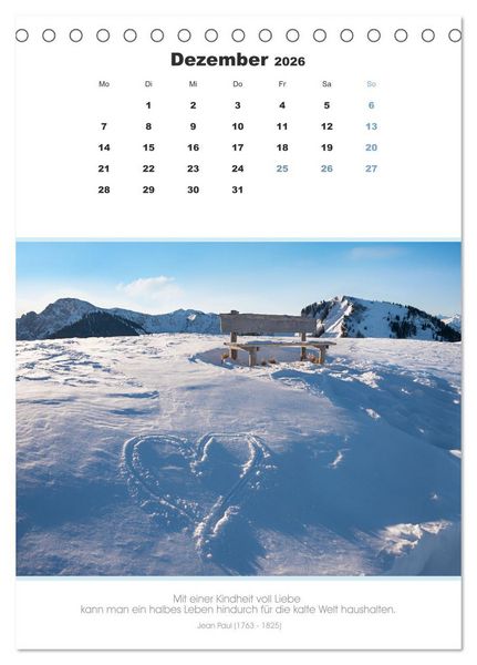 Produktbild: Attraktive Herzmotive 2026 (Tischkalender 2026 DIN A5 hoch), CALVENDO Monatskalender