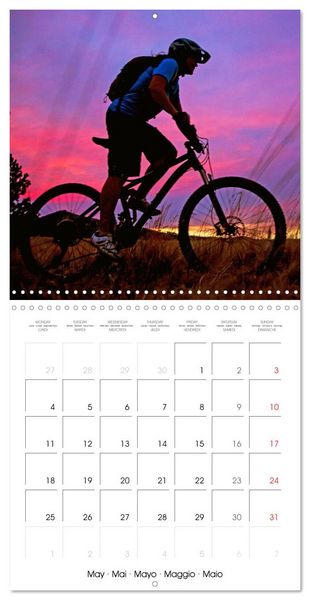 Produktbild: &Eacute;dition Sport fun : VTT - par monts et par vaux (Calendrier mural carr&eacute; 2026 30x30 cm) Calendrier double avec une page pour vos prises de notes