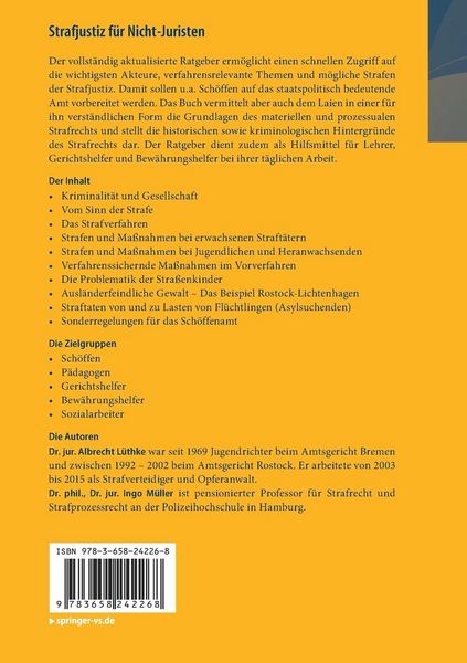 Produktbild: Strafjustiz f&uuml;r Nicht-Juristen