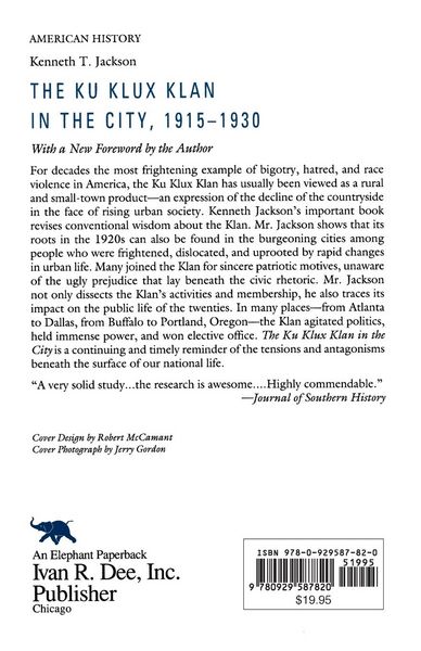 Produktbild: Ku Klux Klan in the City, 1915-1930