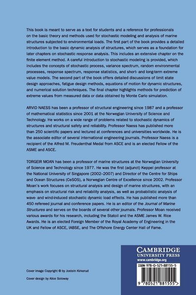 Produktbild: Stochastic Dynamics of Marine Structures
