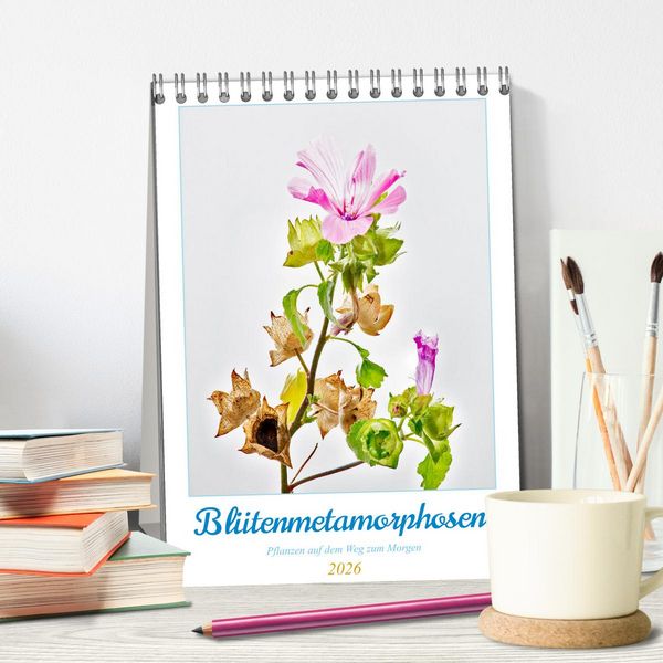 Produktbild: Bl&uuml;tenmetamorphosen (Tischkalender 2026 DIN A5 hoch), CALVENDO Monatskalender