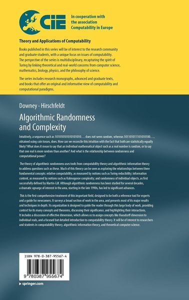 Produktbild: Algorithmic Randomness and Complexity