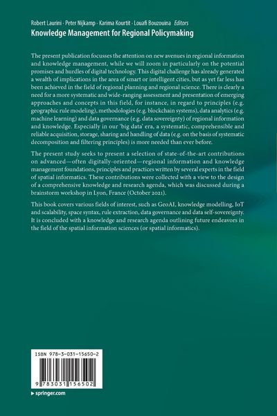 Produktbild: Knowledge Management for Regional Policymaking