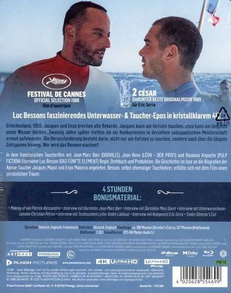 Produktbild: Im Rausch der Tiefe (Steelbook, 2 4K-UHD+2 Blu-rays)