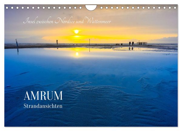 Produktbild: Einzigartige Strandansichten auf Amrum (Wandkalender 2026 DIN A4 quer), CALVENDO Monatskalender