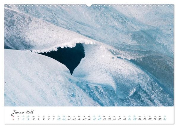Produktbild: Eiswelten Morteratsch (hochwertiger Premium Wandkalender 2026 DIN A2 quer), Kunstdruck in Hochglanz