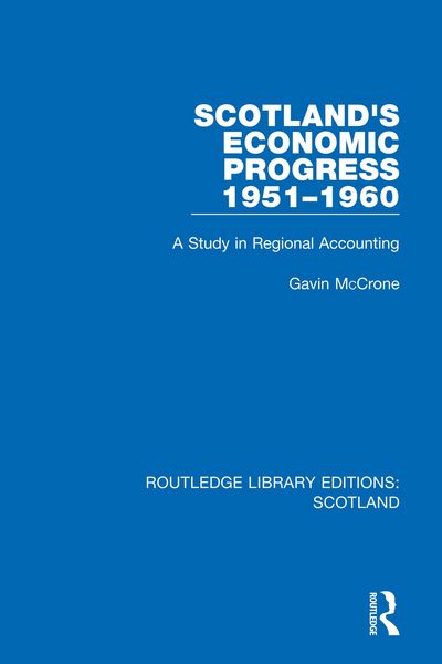 Produktbild: Scotland's Economic Progress 1951-1960