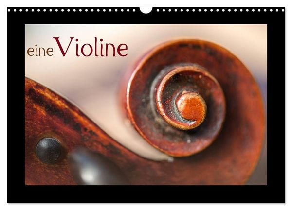 eine Violine (Wandkalender 2026 DIN A3 quer), CALVENDO Monatskalender