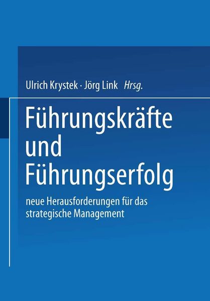 Produktbild: F&uuml;hrungskr&auml;fte und F&uuml;hrungserfolg