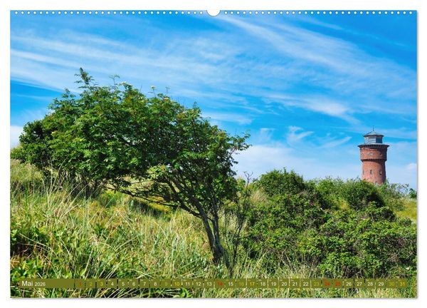Produktbild: Borkum Ansichten (hochwertiger Premium Wandkalender 2026 DIN A2 quer), Kunstdruck in Hochglanz