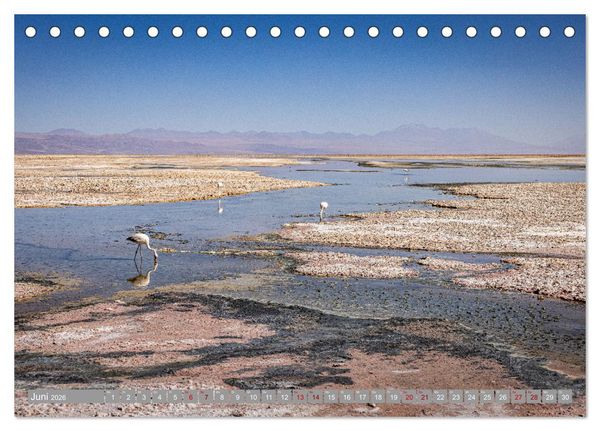Produktbild: Chile - S&uuml;damerikas Geheimtipp im Farbrausch (Tischkalender 2026 DIN A5 quer), CALVENDO Monatskalender