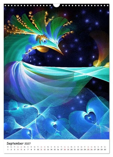 Produktbild: Digitalfantasie (Wandkalender 2027 DIN A3 hoch), CALVENDO Monatskalender