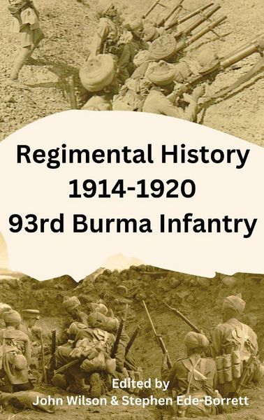 Produktbild: Regimental History 1914-1920 93rd Burma Infantry