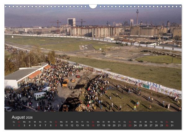 Produktbild: Berlin - der Fall der Mauer (Wandkalender 2026 DIN A3 quer), CALVENDO Monatskalender