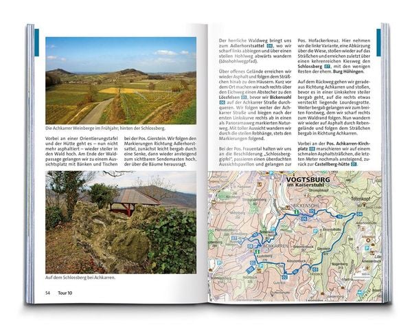Produktbild: KOMPASS Wanderf&uuml;hrer Schwarzwald S&uuml;d mit Naturpark, Kaiserstuhl und Markgr&auml;flerland, 60 Touren mit Extra-Tourenkarte