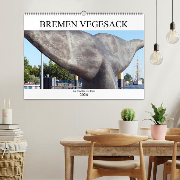Produktbild: Bremen Vegesack - Ein Stadtteil mit Flair (Wandkalender 2026 DIN A2 quer), CALVENDO Monatskalender