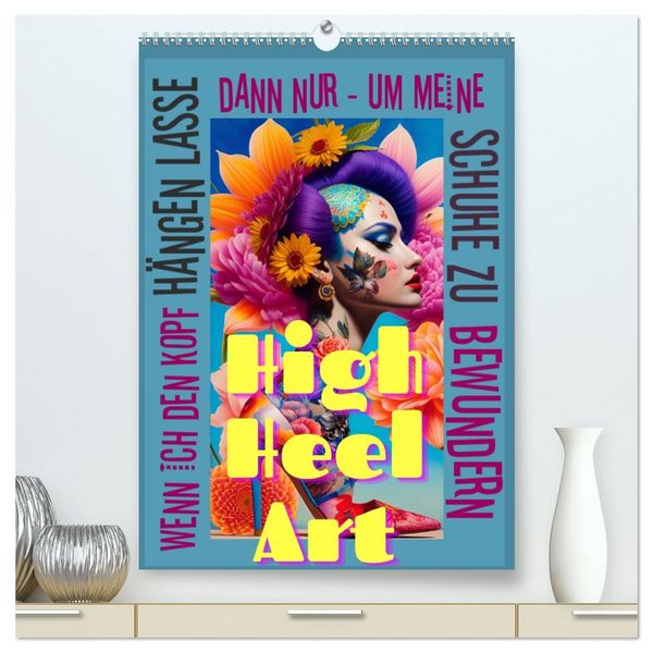 Produktbild: HighHeelArt (hochwertiger Premium Wandkalender 2026 DIN A2 hoch), Kunstdruck in Hochglanz