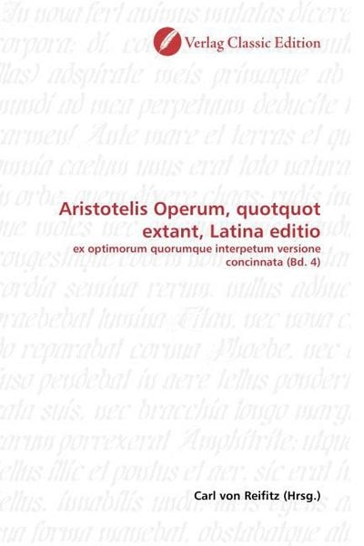 Produktbild: Aristotelis Operum, quotquot extant, Latina editio