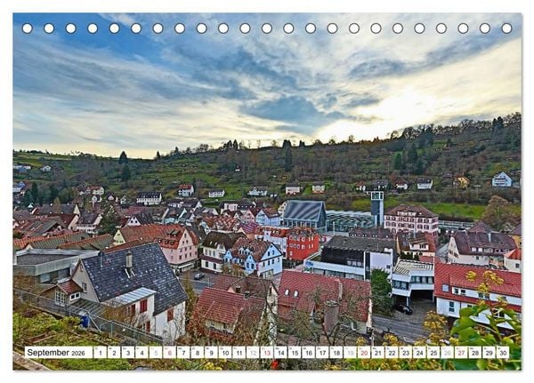 Produktbild: Altensteig (Tischkalender 2026 DIN A5 quer), CALVENDO Monatskalender