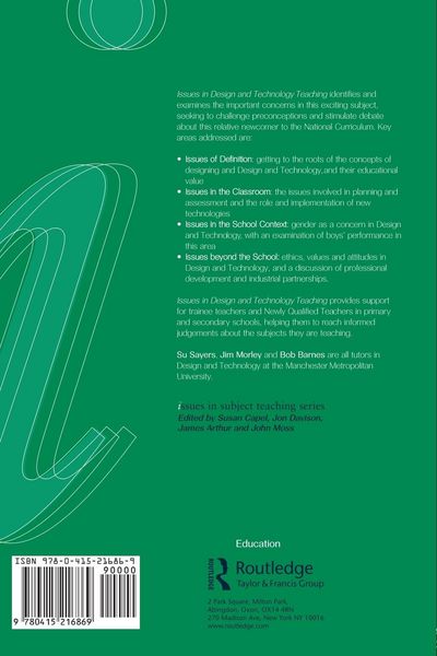 Produktbild: Issues in Design and Technology Teaching