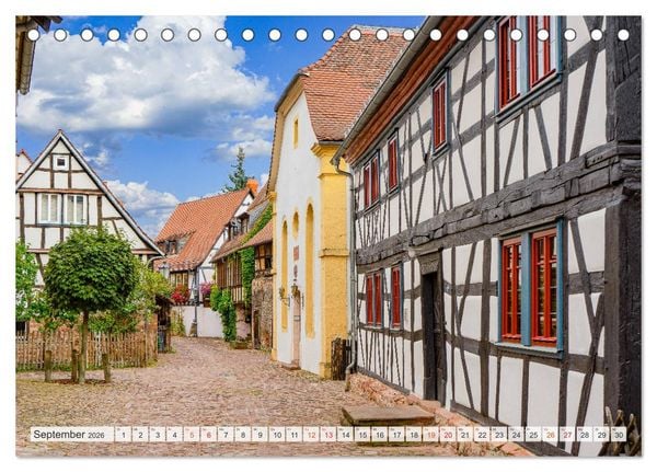 Produktbild: Michelstadt Impressionen (Tischkalender 2026 DIN A5 quer), CALVENDO Monatskalender