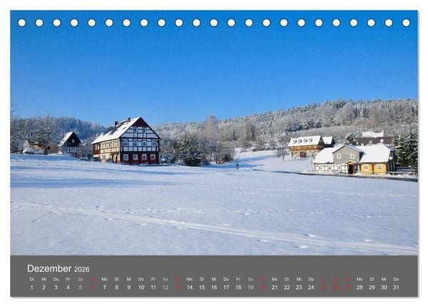 Produktbild: Umgebindeh&auml;user in der Oberlausitz (Tischkalender 2026 DIN A5 quer), CALVENDO Monatskalender